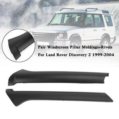 Pair Windscreen Pillar Moldings For Land Rover Discovery 2 1999-2004