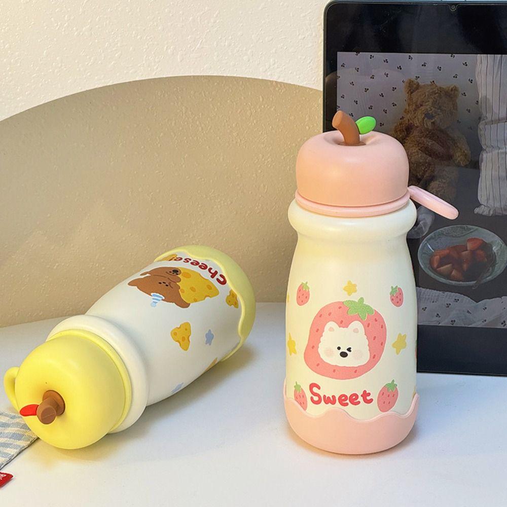 Cartoon Pattern Thermal Cup Large Capacity Insulated Cup New Coffee Cup  Gift