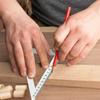 Stainless Steel Triangles Ruler 150mm/200mm/300mm Measuring Tool Protractors for Engineers Architects Students Enthusiasts