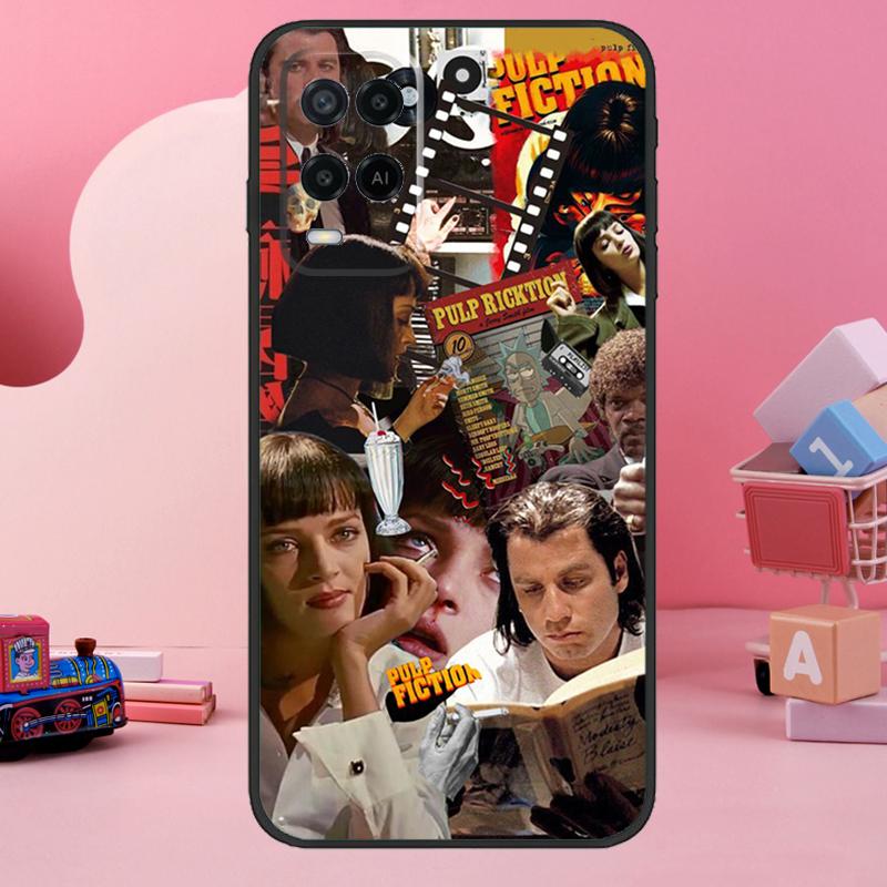 Pulp Fiction Case For OPPO A57s A17 A16 A15 A54 A74 A76 A96 A52 A72 A5 A9 A31 A53 A77 A91 A93 A54s Cover