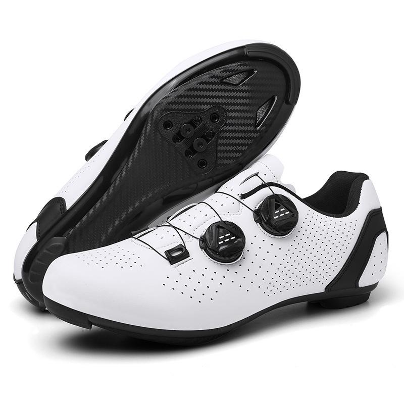 Unisex Breathable Lockable Cycling Shoes - Men's Road & Non-Lock Mountain Bike Shoes Available
