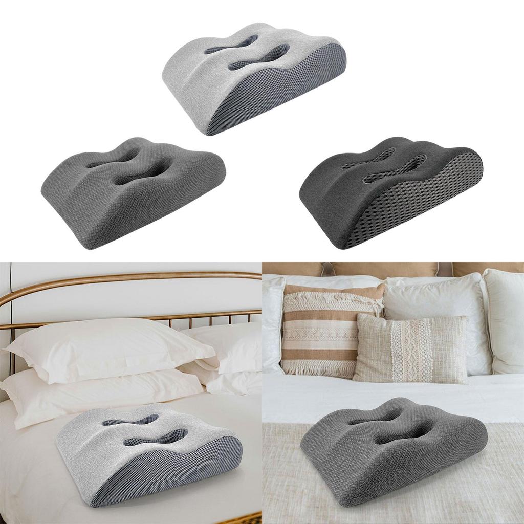 Leg Elevation Pillow Ergonomic Leg Support Pillow Elevated Leg Rest Pillow Memory Foam for Rest Leg Hip Sleeping Reading