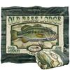 JQ Licensing Old Bass Lodge Silky Sign Supersoft Blanket