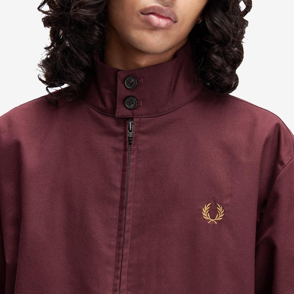 Fred Perry [Sharp] Classic Harrington Jacket - Oxblood Afpm2538568-597