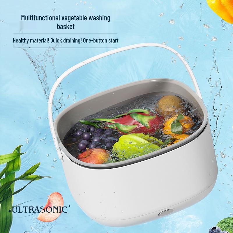 Double Layer Electric Vegetable Washing Basket & Purifier with Large Capacity