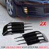 For Volkswagen VW Golf 6 MK6 VI GTI GTD R R20 2008-13 Front Bumper Fog Lamp Grille Spoiler Fog Light Eyebrow Eye Wind Knife Trim