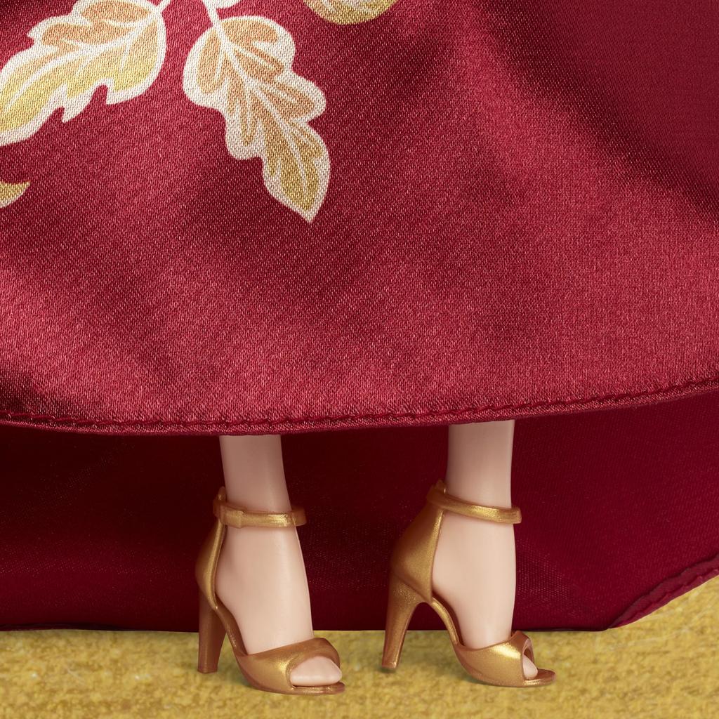 Barbie Maannieuwjaar 2026 Signature Zwarte Poppenhuis voor Spelletjes Leeftijden 6 en JJX83 Aankleedspel, Omhoog, Rood,