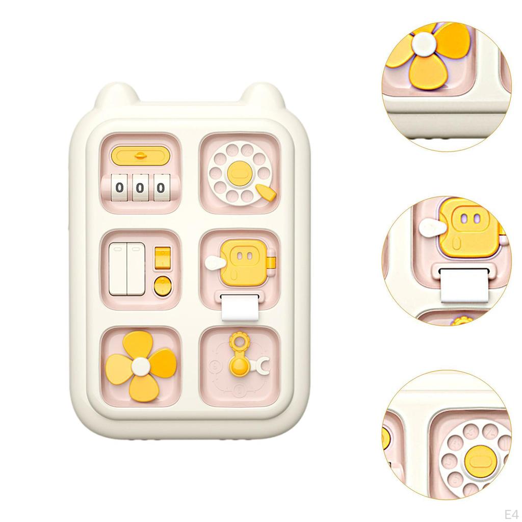 Activity Board for Toddlers, Sensory Learning Tool Ages 2 To 5