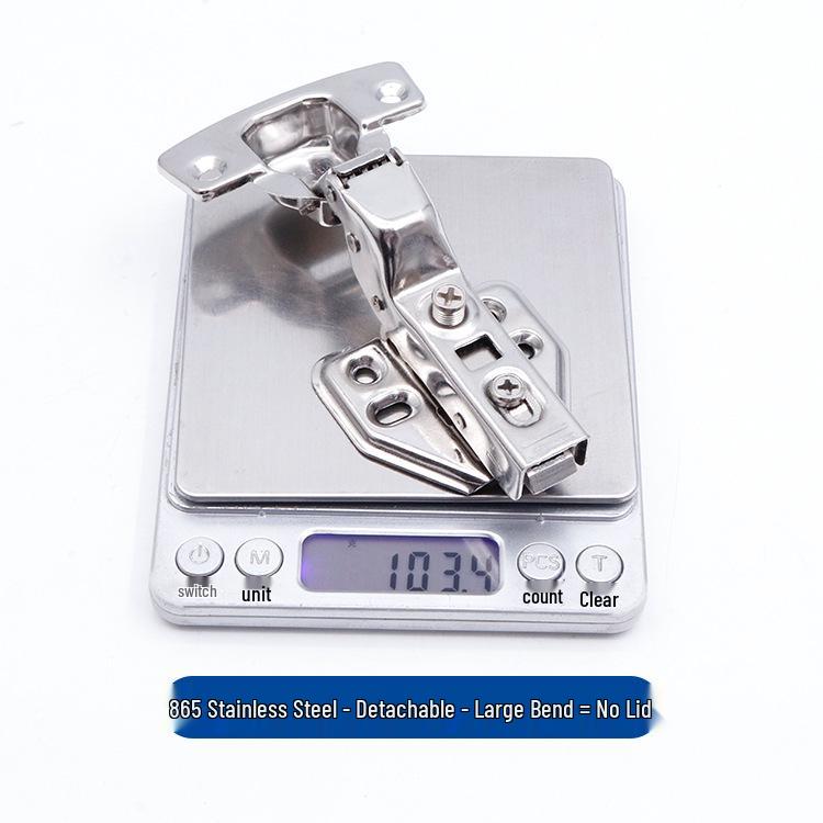 304 Stainless Steel Soft Close Hydraulic Cabinet Hinges - Thickened, Two-Stage Force for Furniture