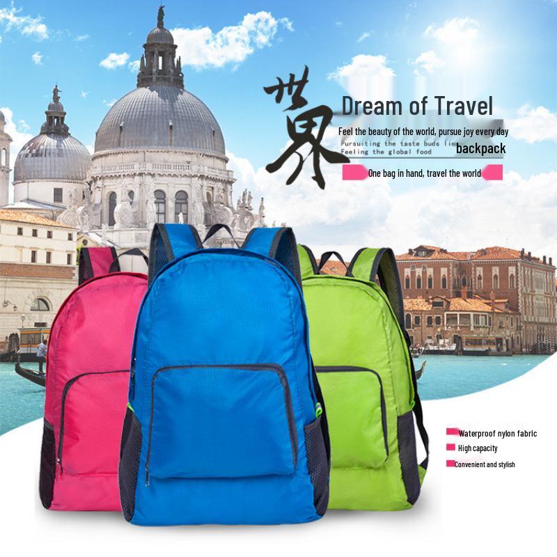 Multifunctional Folding Outdoor Lightweight Backpack for Travel, Promotion, Study, and School