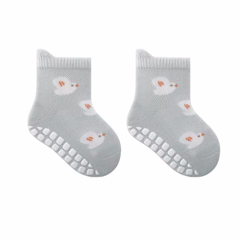 

Детские носки-тапочки для девочек и мальчиков, сетчатые детские носки с рисунком для мальчиков и девочек, нескользящие хлопковые носки унисекс для малышей 0-5 лет 1-3years(M) синий