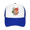 Portugal Flag Portuguese Mesh Baseball Caps Unisex Fashion Sun Caps  Dad Hat Adjustable Summer Trucker Hat
