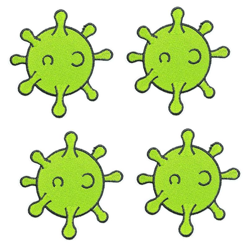 10pcs /Lots Laboratory Embroidered Patches Diy Cute Cartoon Patch Hats Bags Jackets Sew Embroidery Applique Clothing Decoration 