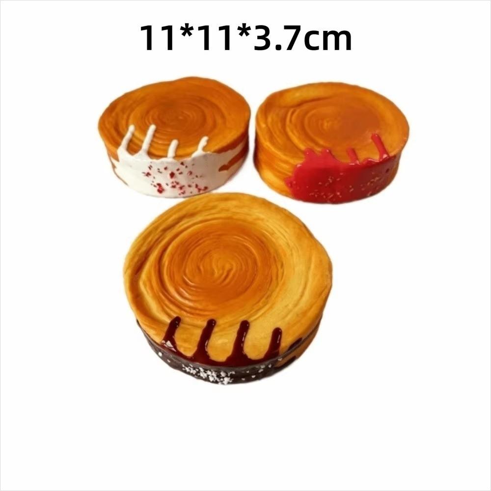 Stretch Squeezing Simulation Bread Toy Slow Rising Fake Food Model Bread Squeeze Toy for Adults