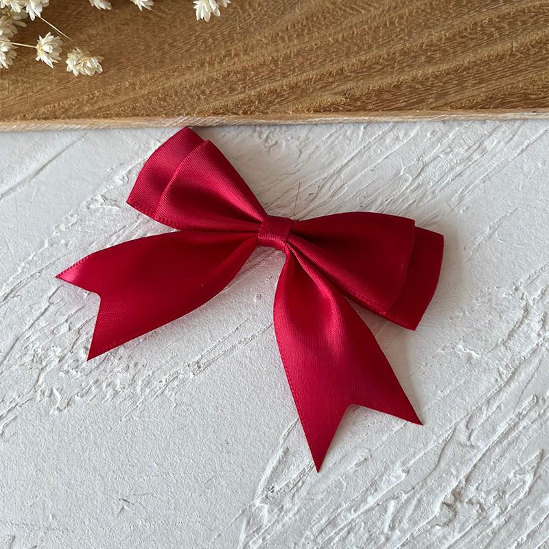 2.5cm Wide Handmade Ribbon Bow Knot for DIY Clothing & Hair Accessories, Card Holders, and Decorations