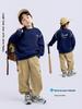 2025 Spring & Autumn Kids' Korean Fashion Sweatshirt: Boys' Long-Sleeve, Round Neck Pullover for Big Kids