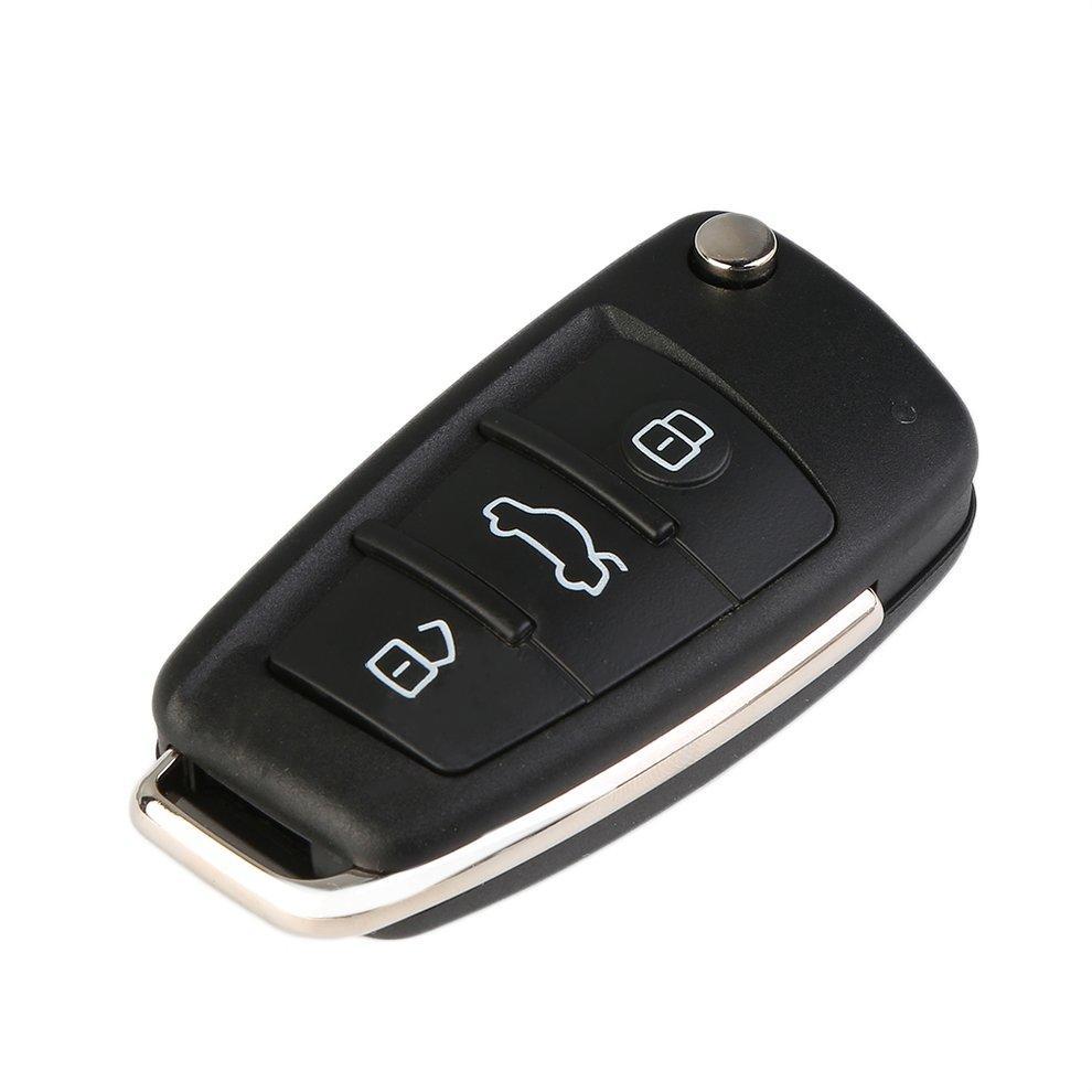 3 Button Replacement Key Fob Case Flip Blade Fits For Audi A3 A4 A6 Q7 TT LA 3 Button Replacement Key Fob Case Flip Blade Fits For Audi A3 A4 A6 Q7 TT LA