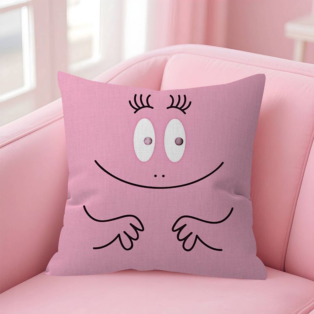 Cartoon Barbapapa CUTE   Maple Design Cushion Cover Happy Autumn Harvest decor Holiday Decorati Pillow Cover