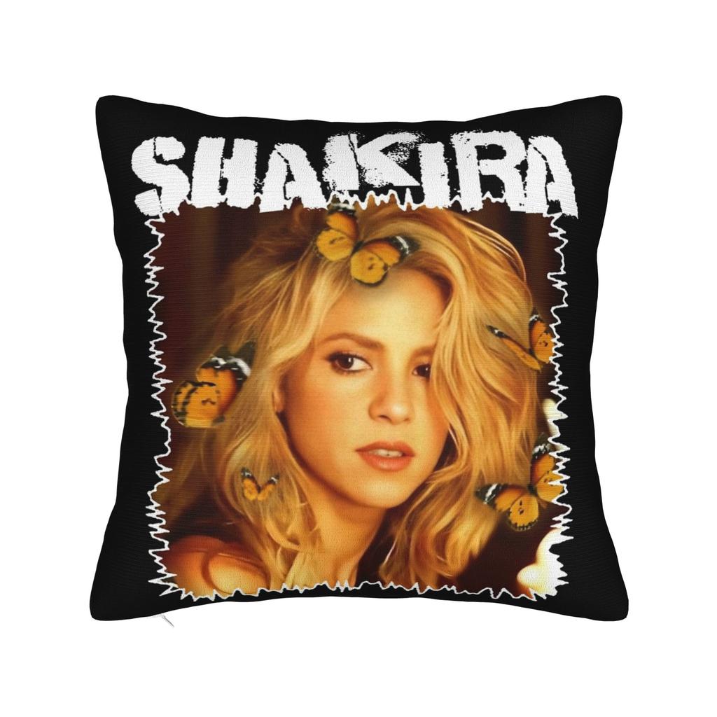 Singer Shakira Pillowcase Printing Fabric Cushion Cover Decor Throw Pillow Case Cover Home 45X45Cm