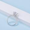 5 karat Moissanite vigselringar för kvinnor 925 Sterling Silver Eternity 18k vitguldpläterade bandförlovningssmycken