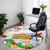 1pc Animal Crossing Office Round Area Rug, Under Office Chairs Bedroom Living Room Home Decor  A1016256