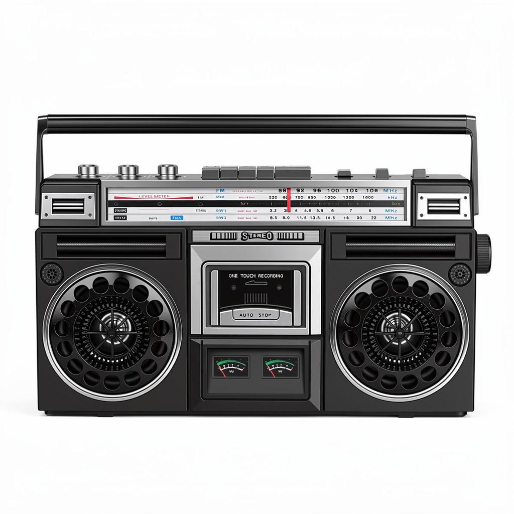 Retro Cassette Player & FM Bluetooth Speaker - Nostalgic Stereo Recorder for Outdoors