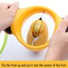 plastic fruit tool core remover stainless blades peeler fruit slicer mango cutter mango corer