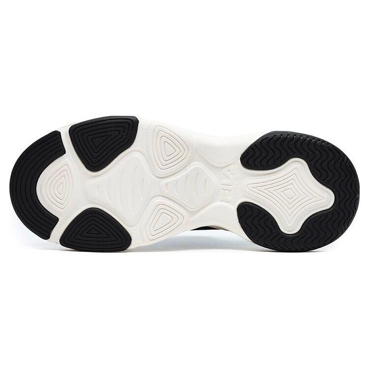 FILA Bread Comfortable Versatile Low-Top Canvas Shoes Women sneaker Black White F12W221318FBG