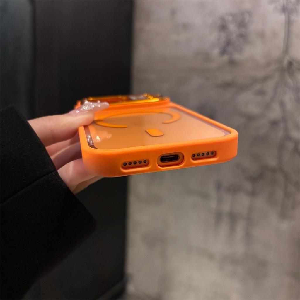 Multi-dimensional lens holder for iPhone18PROMAX transparent magnetic mobile phone case Apple 17 lens film all-inclusive