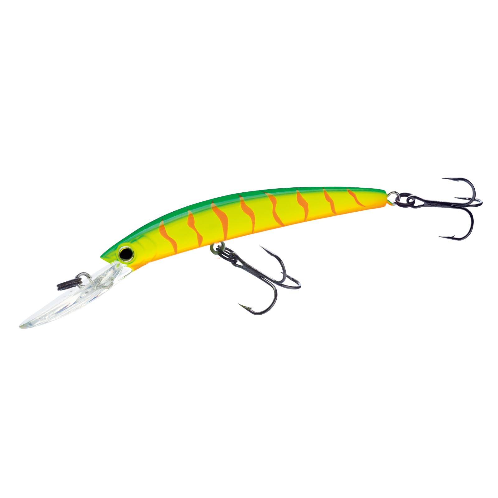 

Crystal Minnow DD Walleye Floating Hot Tiger YO-ZURI Lure, 90mm, Color