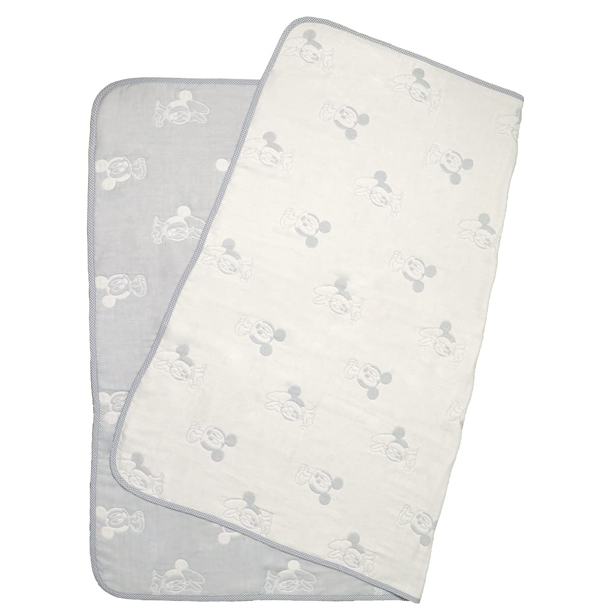 

un doudou Made in Soft Gauze Disney Baby Mickey Mouse Japan, 6-Layer Blanket/Half Blanket, Design, 100x140cm, 100% Cotton, Z2832-A