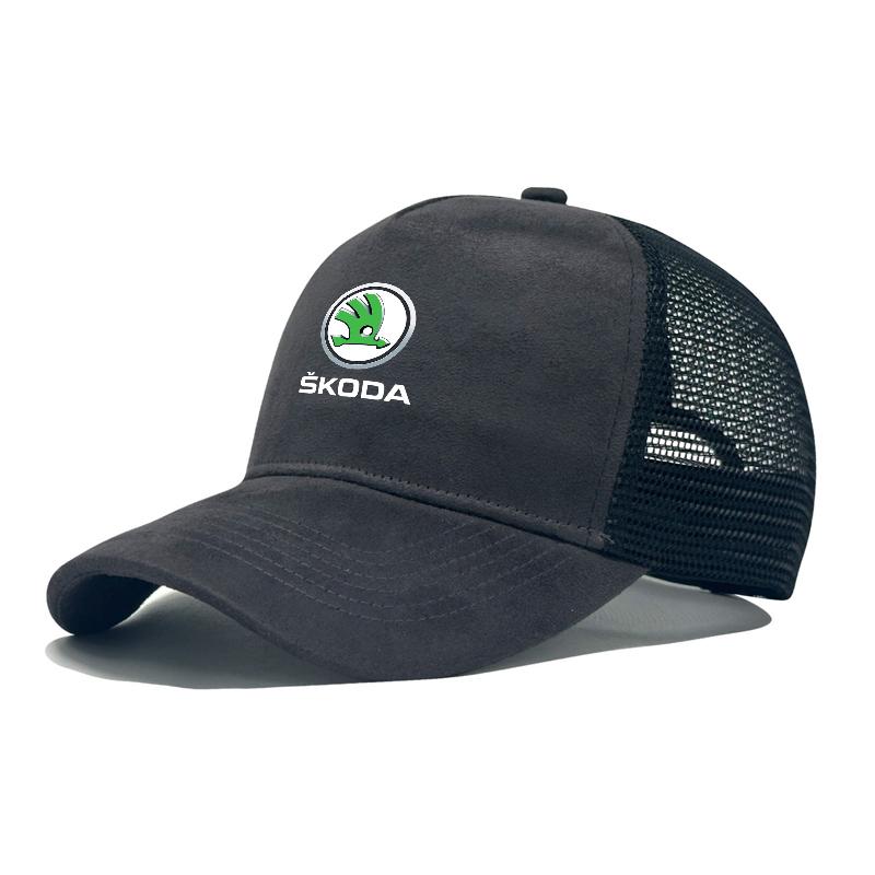 JSVL7 Auto Logo Outdoor Sport Lässig Sonnenschutzmütze Atmungsaktive Baseballkappe Für Skoda Octavia A2 A5 A7 Fabia Rapid Superb Yeti