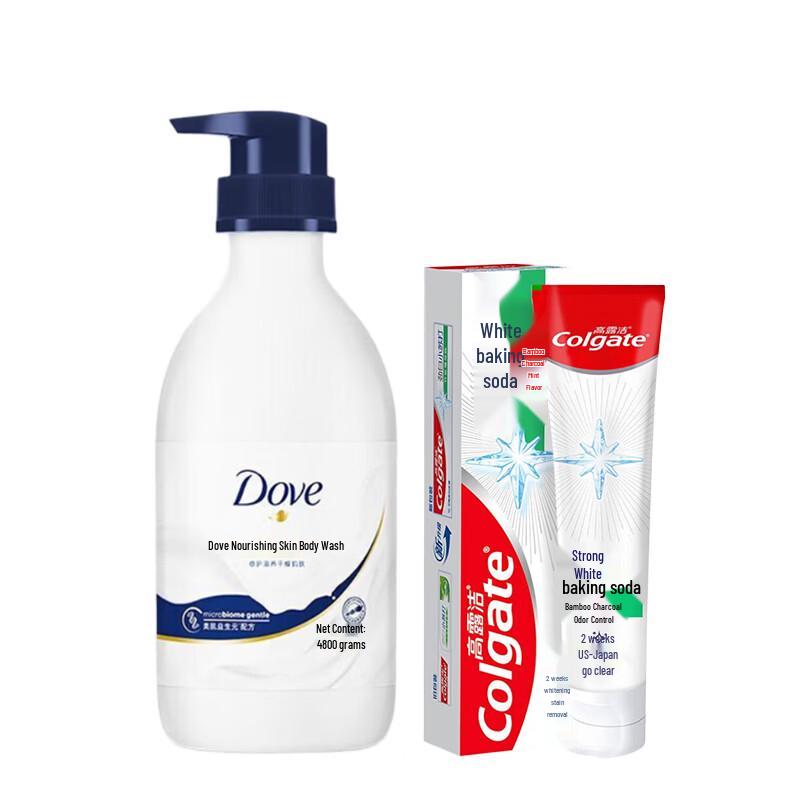 

Dove Body Wash & Colgate Toothpaste Bundle