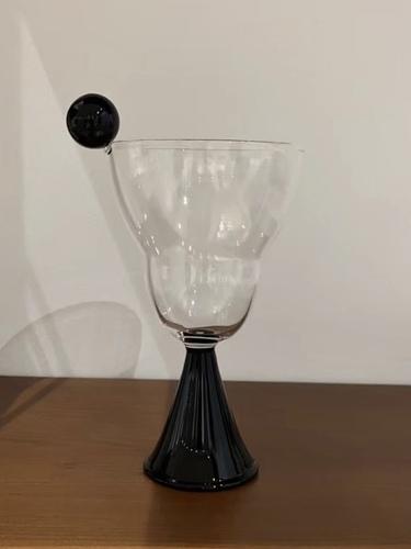 Design Sugar Bean Goblet Glass Water Glass Dessert Glass Champagne Glass Gift Bubble Cup Glassware for Drinking Cocktail Glass