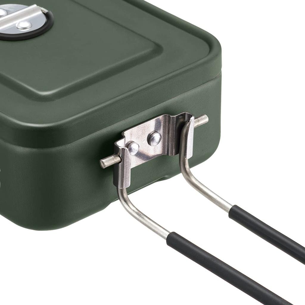 LOGOS Color Mess Kit (Green) 88230254 (approx.) Width 31.5 X Depth 11.5 X Height 5.5 Cm