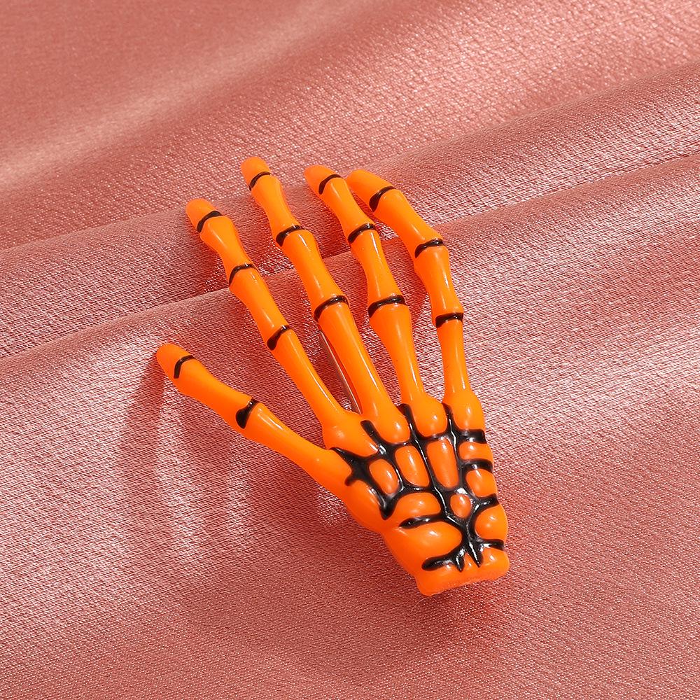 Harajuku Gothic Skull Hand Bone Hair Clip - Bloody Skull Grip