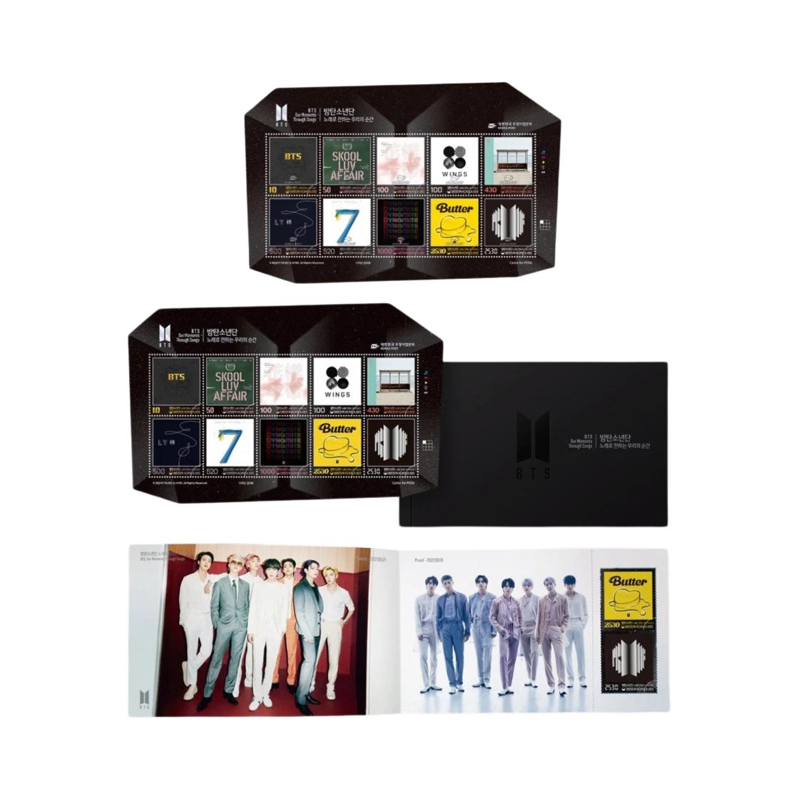 BTS 10th Anniversary Stamp Full Packet Set ONE SIZE