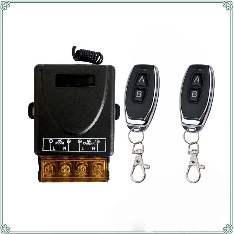 220V 30A Drahtloser Fernbedienungsschalter für Wasserpumpe, Motor, Dunstabzugshaube, Abluftventilator und Sprühgerät.