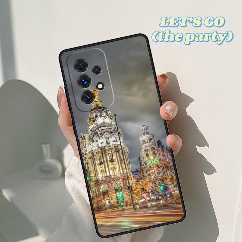 Madrid Capital Spain phone case For Samsung Galaxy A42 A31 A40 A51 A71 A32 A80 A91 A52 A72 A73 A20e A21S A50 A70 A11 A12 Cover