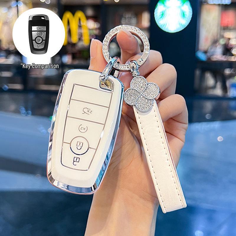 Key Case Shell for Ford Mondeo, Explorer, Focus, and Edge - Suitable for Men and Women