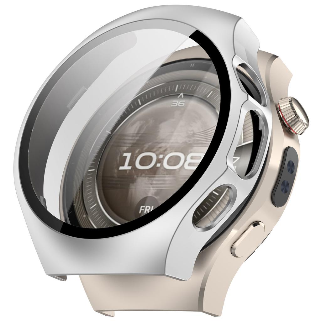 Hard PC Case Glass For Huawei Watch 5 42mm 46mm Bumper Shell Full Cover Screen Protector Smartwatch Accessories