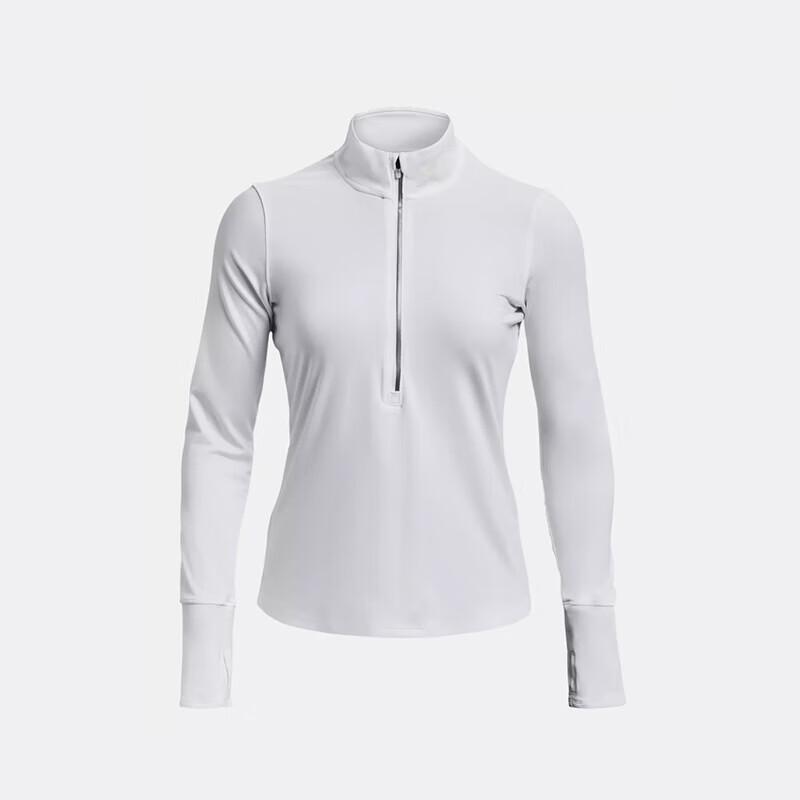 Under Armour Women s Qualifier 1/2 Zip Running Long Sleeve T-Shirt SM