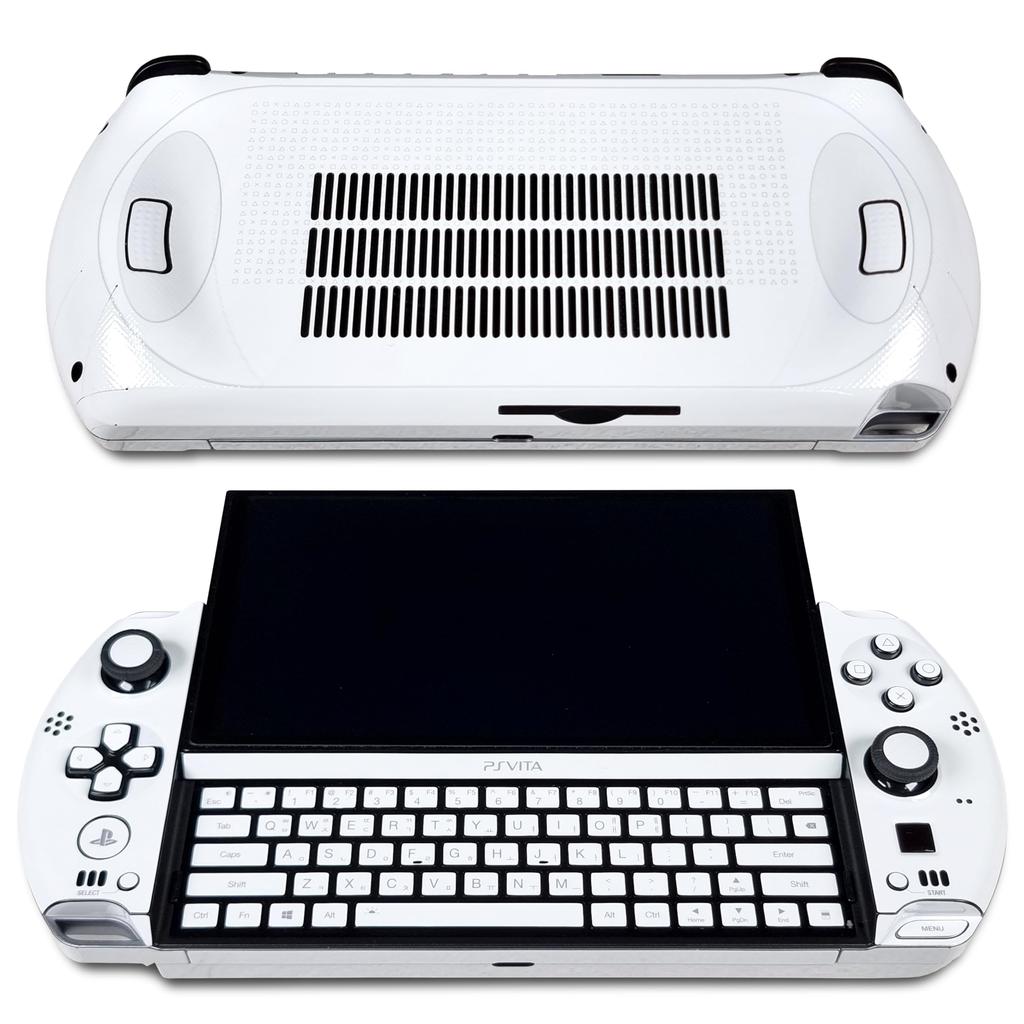 GPD Win 4 Skin, PS Vita White Edition, Vollfolierung Vinyl Skin für GPD Win 4 (Entworfen von POP SKIN)