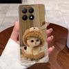 For Xiaomi 15T Case Aesthetic Fashion Cute Cat Astronaut Soft Silicone TPU Back Cover For Xiaomi 15T Pro Transparent Phone Case