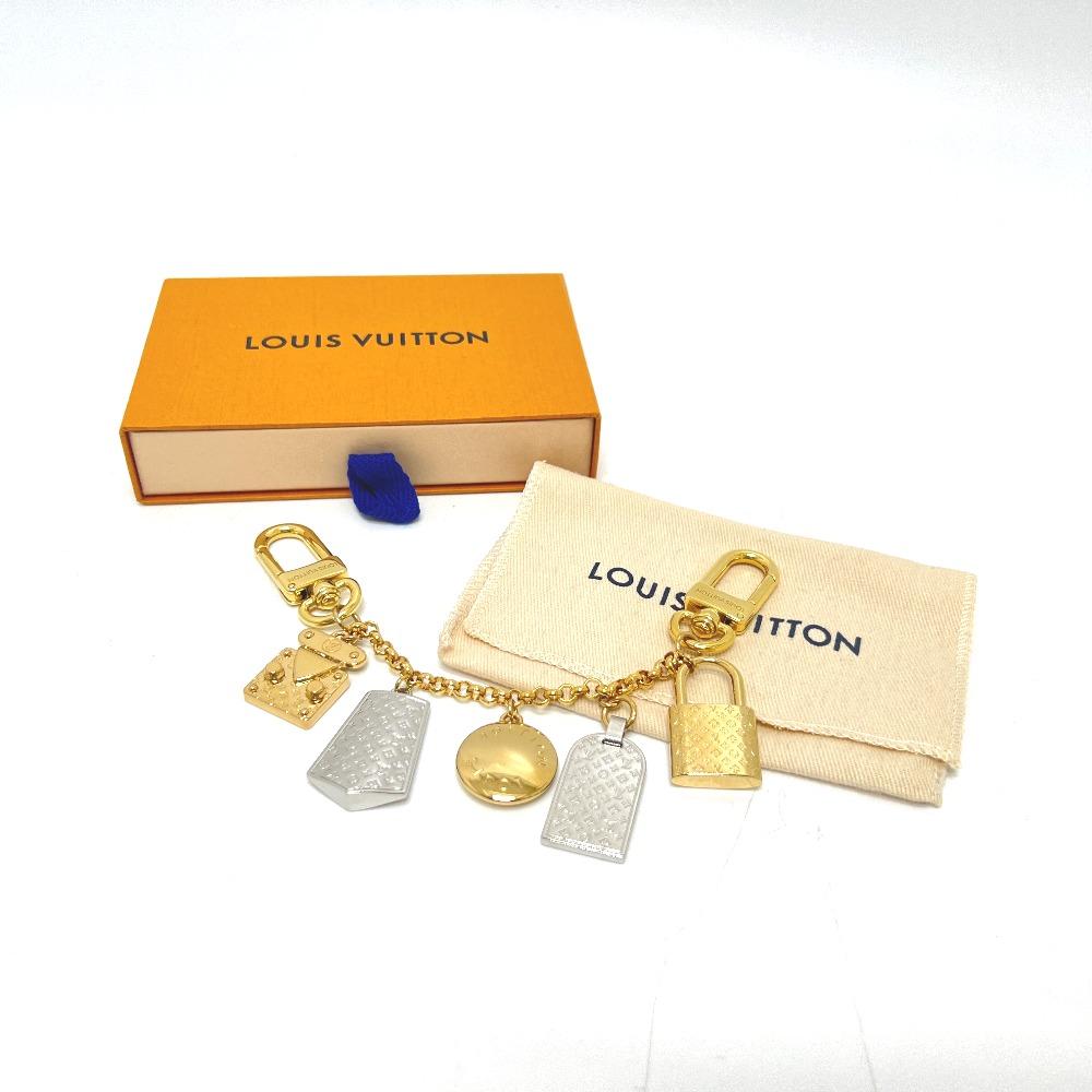 Louis Vuitton M01314 Chain-nanogram Icon Key ring Key Holder Bag Charm