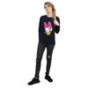 Disney Womens/Ladies Daisy Duck Head Painted Sweatshirt