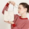Spring and Summer New Mini First-layer Cowhide Saddle Bag Fashionable Leather Women's Bag Versatile Evelyn Diagonal Span Bag