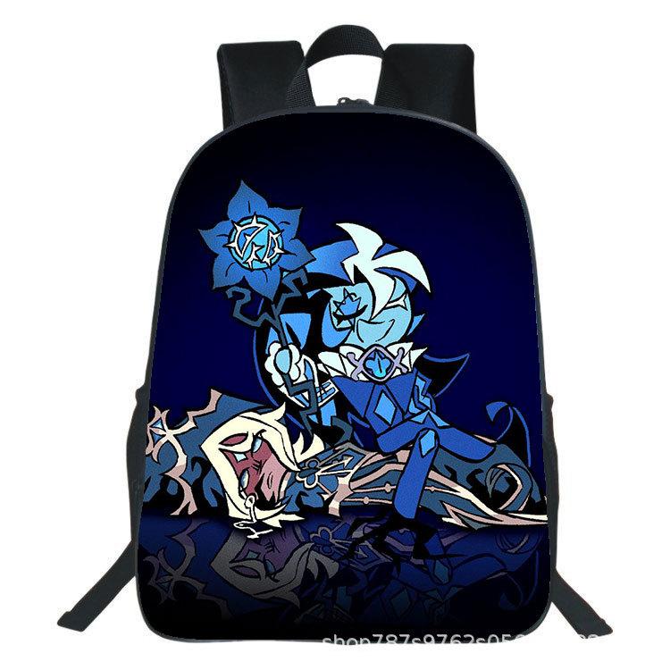Shadow Milk Cookie Run Kingdom Backpack for Boy Girls Cool Student Business Daypack Cute Cartoon College Canvas Bags with Pocket