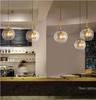 Nordic Modern Pendant Light – Minimalist Glass Fixture for Coffee Shops, Bedside, Bar Counters