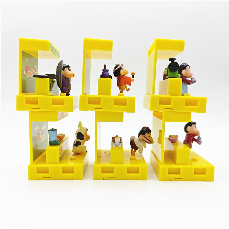 Adorable Crayon Shinchan Night Market Life Pvc Figurines For Collectors And Fans